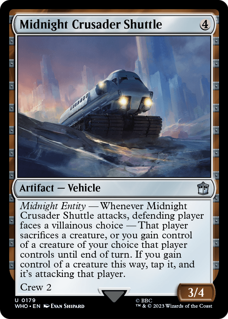 Midnight Crusader Shuttle (WHO-179) - Doctor Who