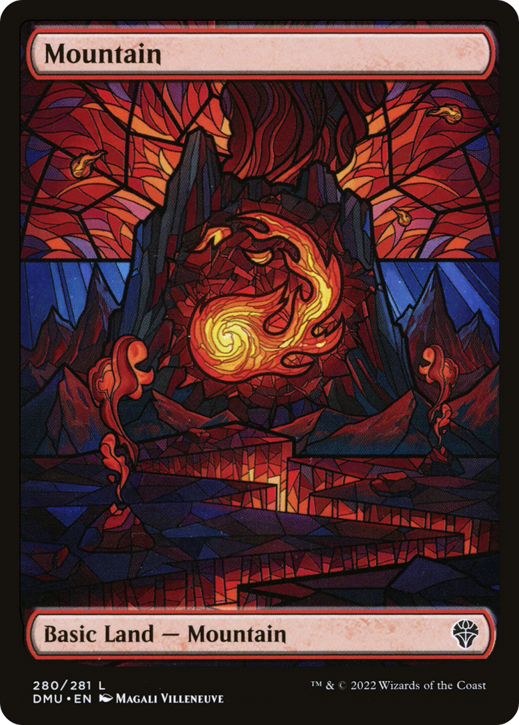 Mountain (Showcase) (DMU-280) - Dominaria United Foil