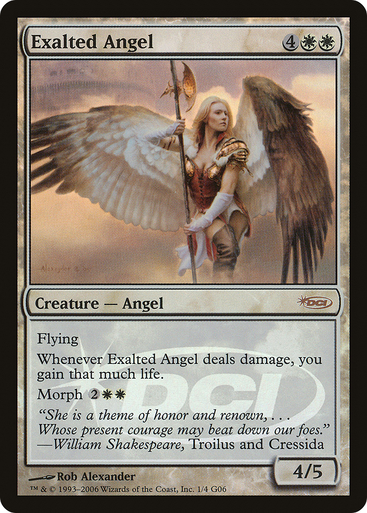 Exalted Angel (JDG-001) - Judge Gift Cards 2006 Foil