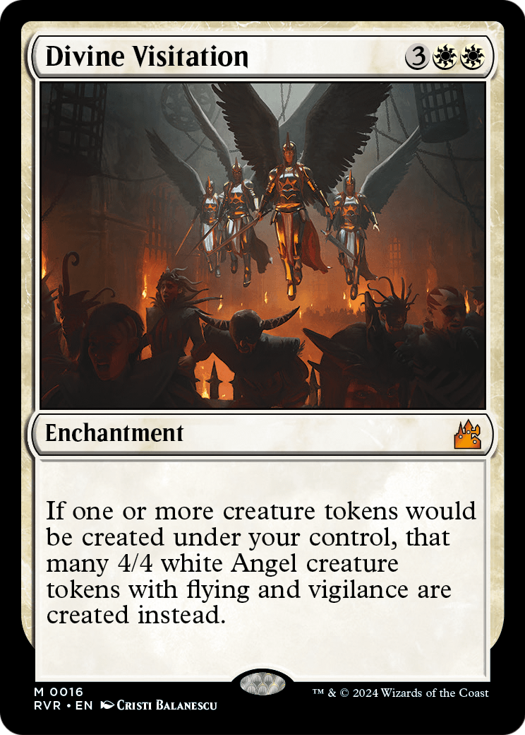 Divine Visitation (RVR-016) - Ravnica Remastered Foil