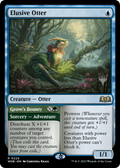 Elusive Otter (PPWOE-225) - Wilds of Eldraine Promos Foil
