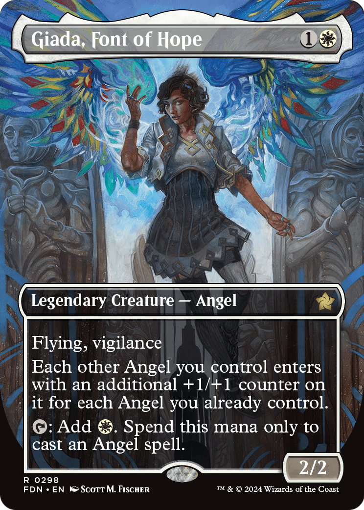 Giada, Font of Hope (Borderless) (FDN-298) - Foundations Foil