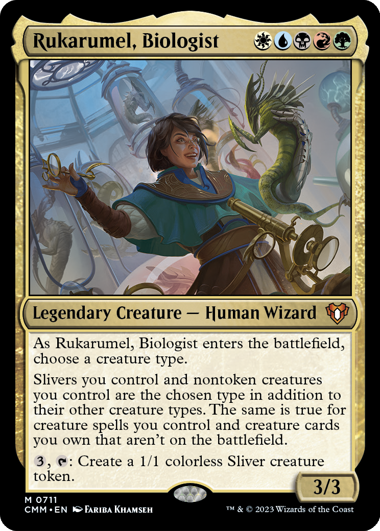 Rukarumel, Biologist (CMM-711) - Commander Masters Foil