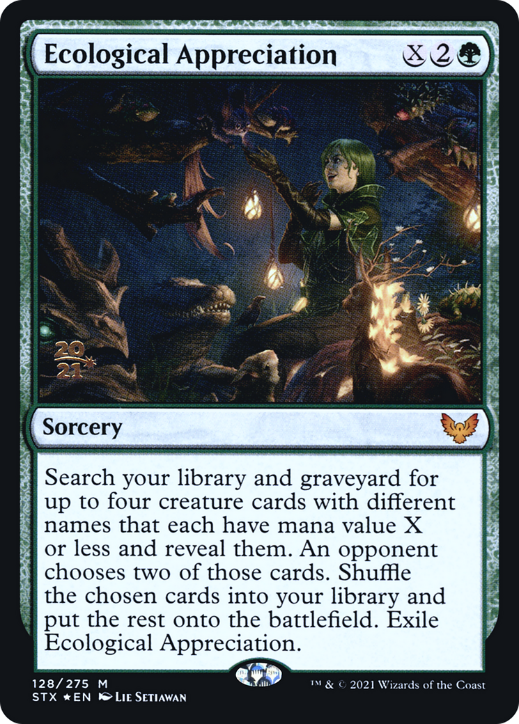 Ecological Appreciation (PRE-128S) - Strixhaven: School of Mages Promos Foil