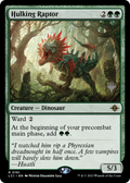 Hulking Raptor (PPLCI-191) - The Lost Caverns of Ixalan Promos