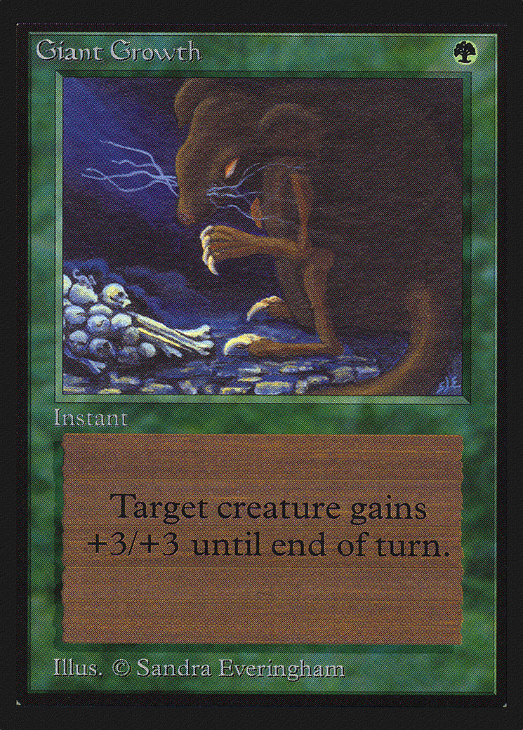 Giant Growth (IE) (IED-) - Intl. Collectors' Edition