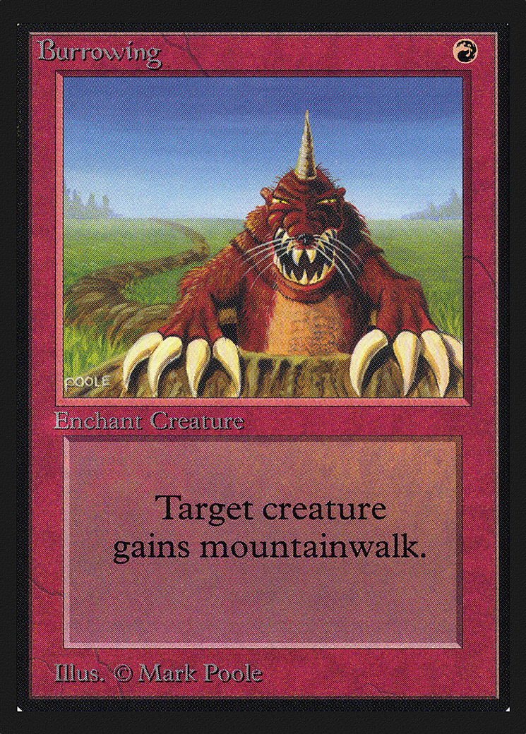 Burrowing (IE) (IED-) - Intl. Collectors' Edition