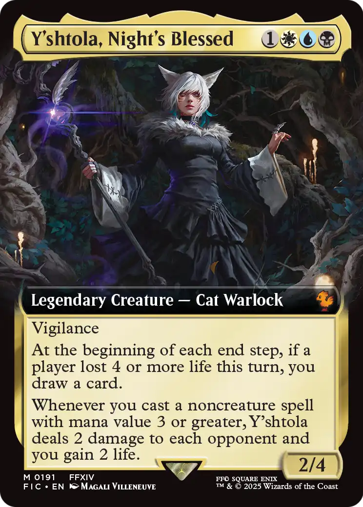 Y'shtola, Night's Blessed (Extended Art) (FIC-191) - Commander: FINAL FANTASY: (Extended Art)