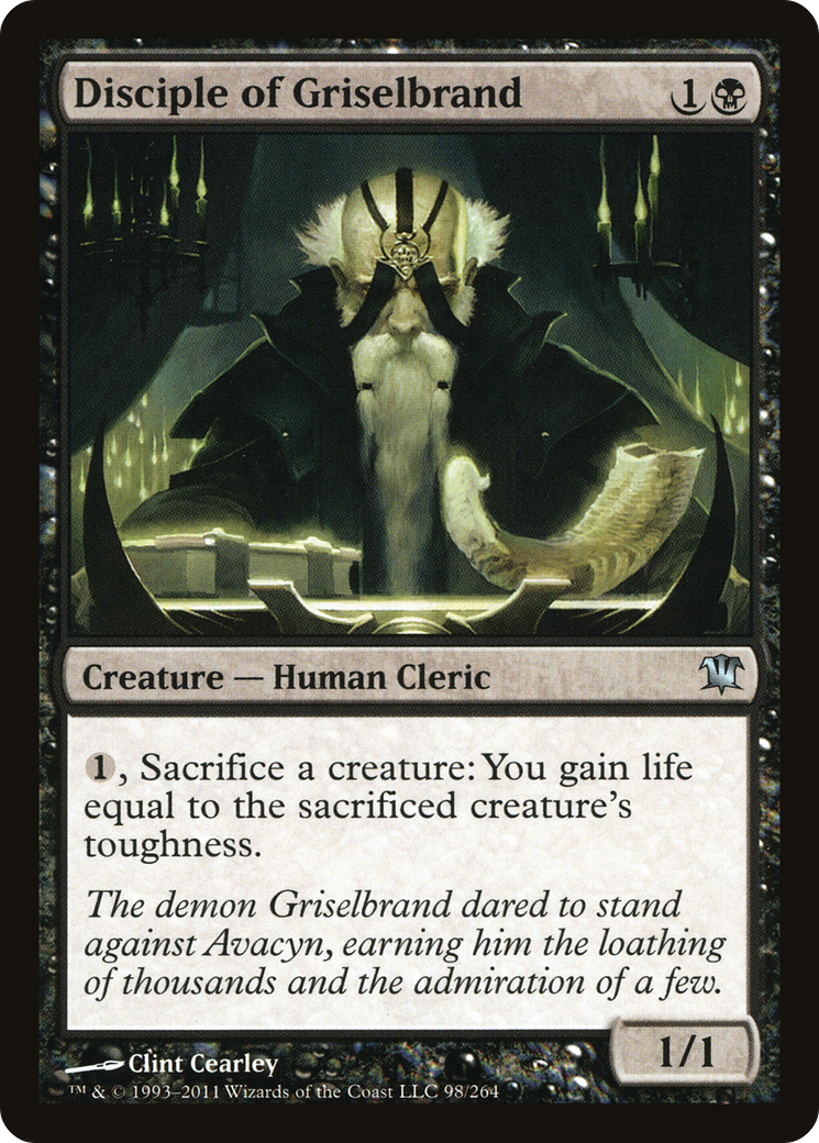 Disciple of Griselbrand (ISD-098) - Innistrad Foil