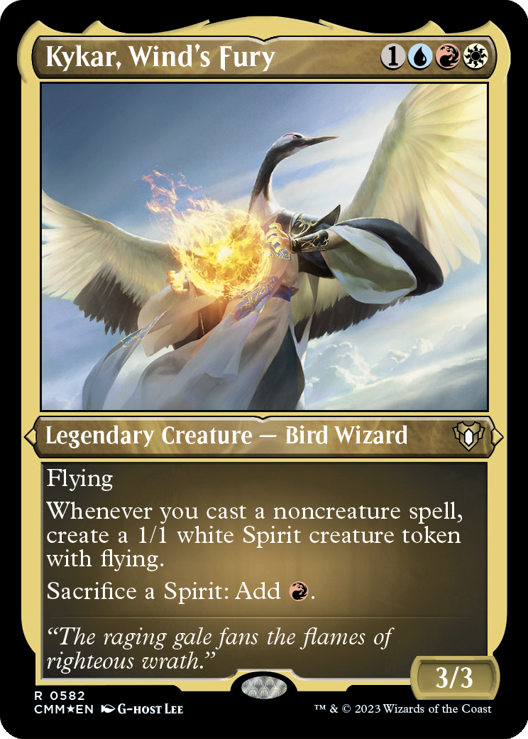 Kykar, Wind's Fury (Foil Etched) (CMM-582) - Commander Masters Foil
