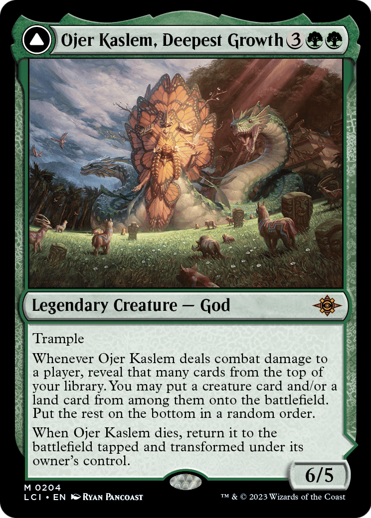 Ojer Kaslem, Deepest Growth (LCI-204) - The Lost Caverns of Ixalan Foil