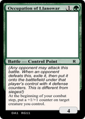 Occupation of Llanowar (UNK-) - Unknown Event