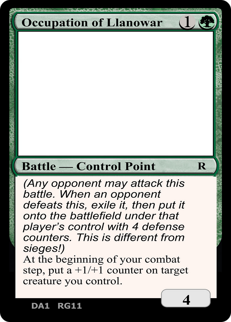 Occupation of Llanowar (UNK-) - Unknown Event