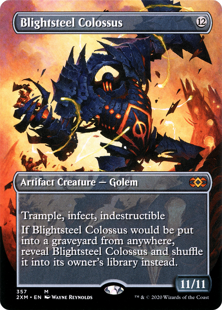 Blightsteel Colossus (Borderless) (2XM-357) - Double Masters