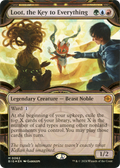 Loot, the Key to Everything (Showcase) (Raised Foil) (BIG-062) - The Big Score: (Showcase) Foil