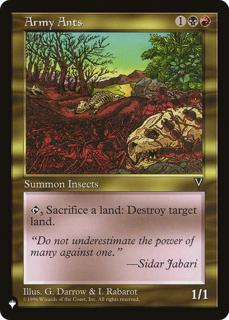 Army Ants (LIST-VIS-126) - The List