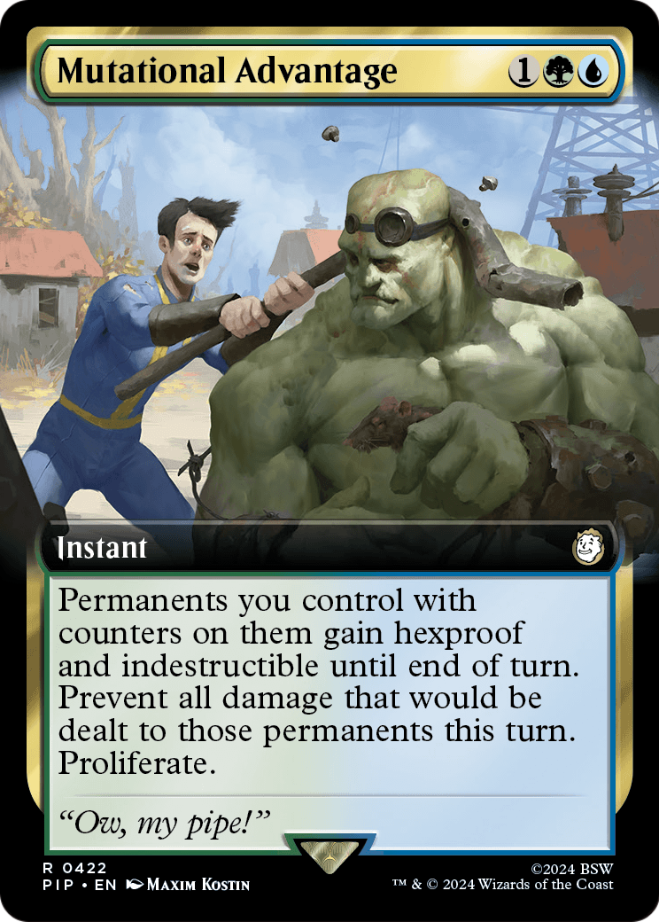Mutational Advantage (Extended Art) (PIP-422) - Fallout: (Extended Art) Foil