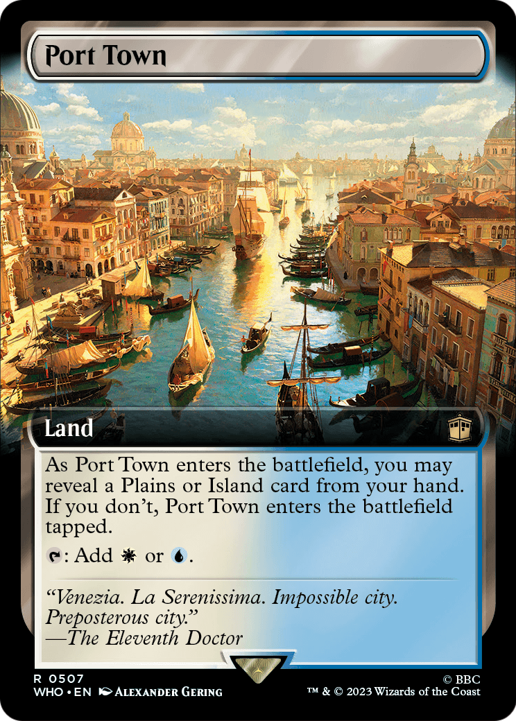 Port Town (Extended Art) (WHO-507) - Doctor Who: (Extended Art)