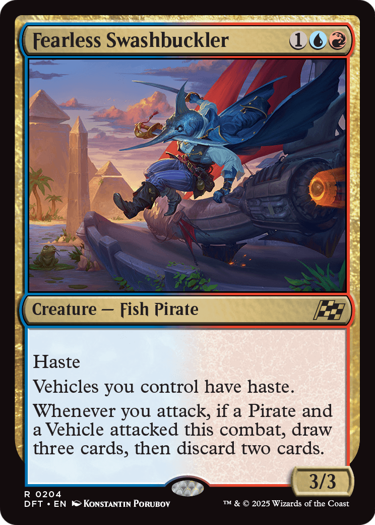Fearless Swashbuckler (DFT-204) - Aetherdrift Foil