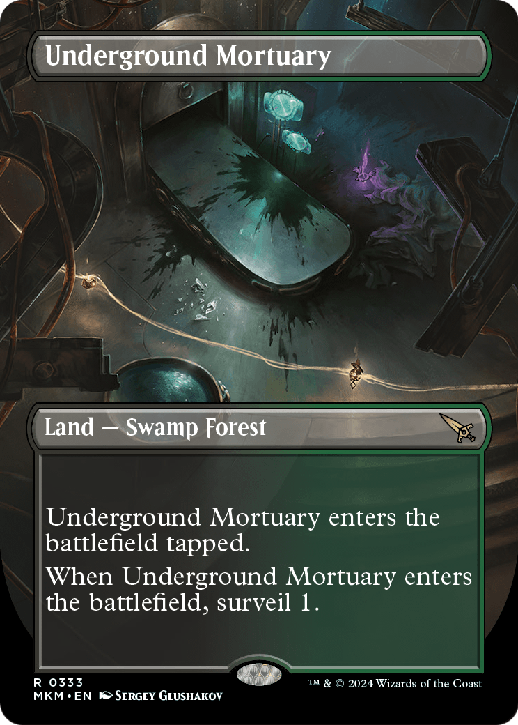 Underground Mortuary (Borderless) (MKM-333) - Murders at Karlov Manor Foil