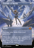Crucible of Worlds (Borderless) (2X2-393) - Double Masters 2022 Foil