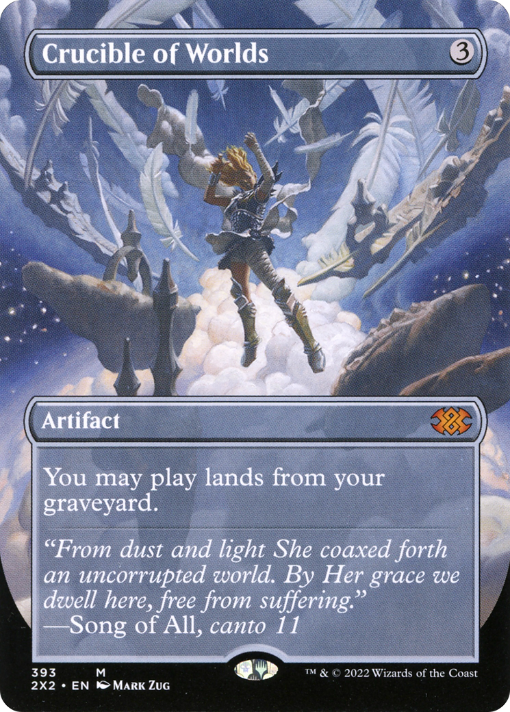 Crucible of Worlds (Borderless) (2X2-393) - Double Masters 2022