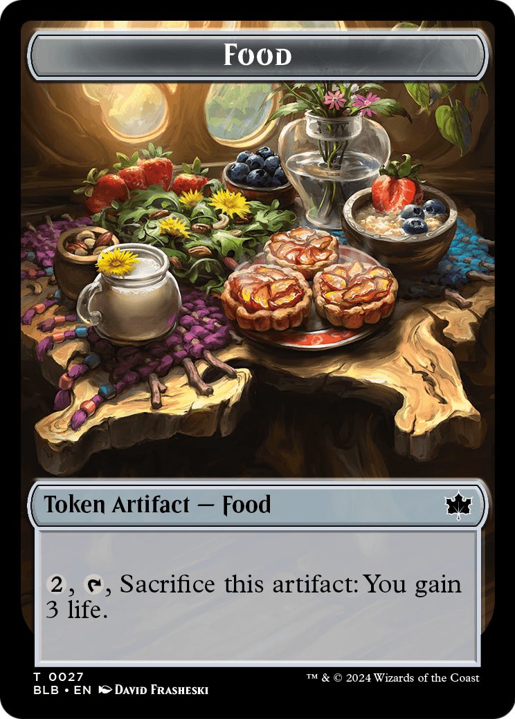 Food Token (BLB-027) - Bloomburrow Tokens Foil