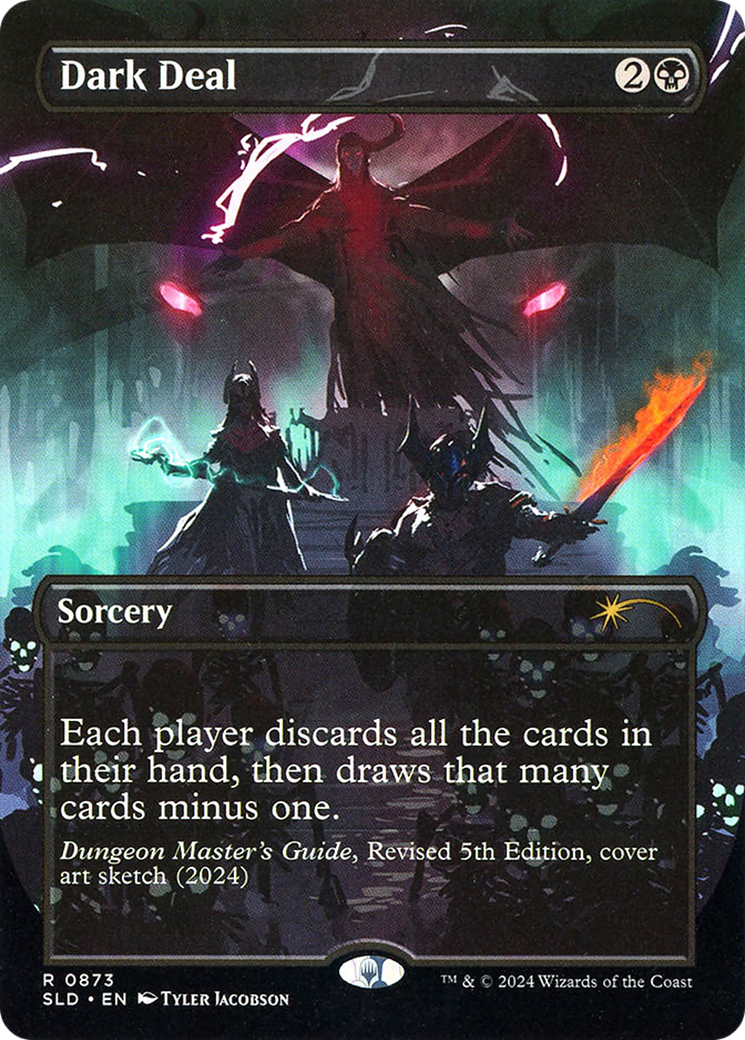 Dark Deal (Rainbow Foil) (SLD-873) - Secret Lair Drop (Borderless) Foil