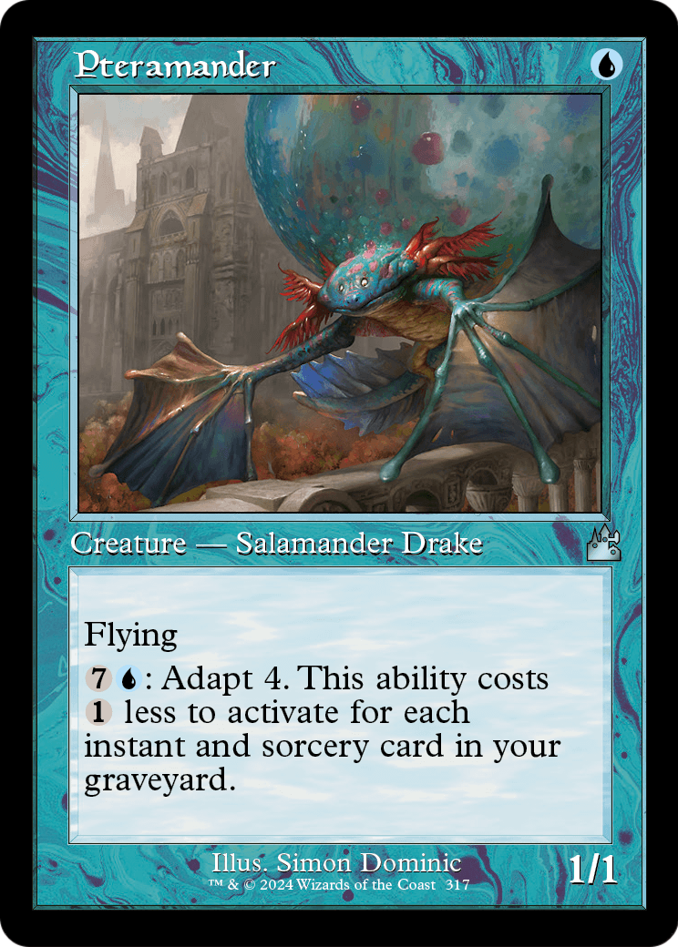 Pteramander (Retro Frame) (RVR-317) - Ravnica Remastered