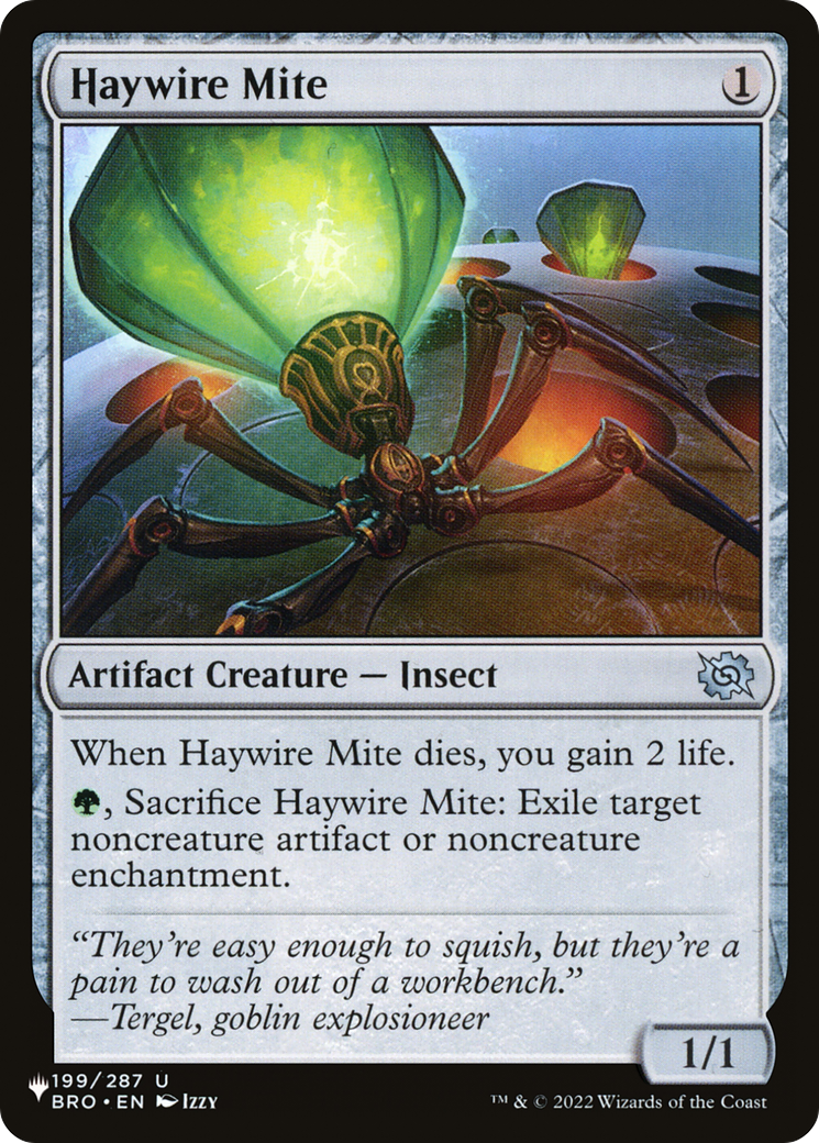 Haywire Mite (LIST-199/012) - The List