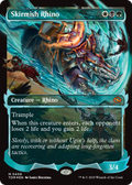 Skirmish Rhino (Showcase) (TDM-408) - Tarkir: Dragonstorm: (Showcase) Foil