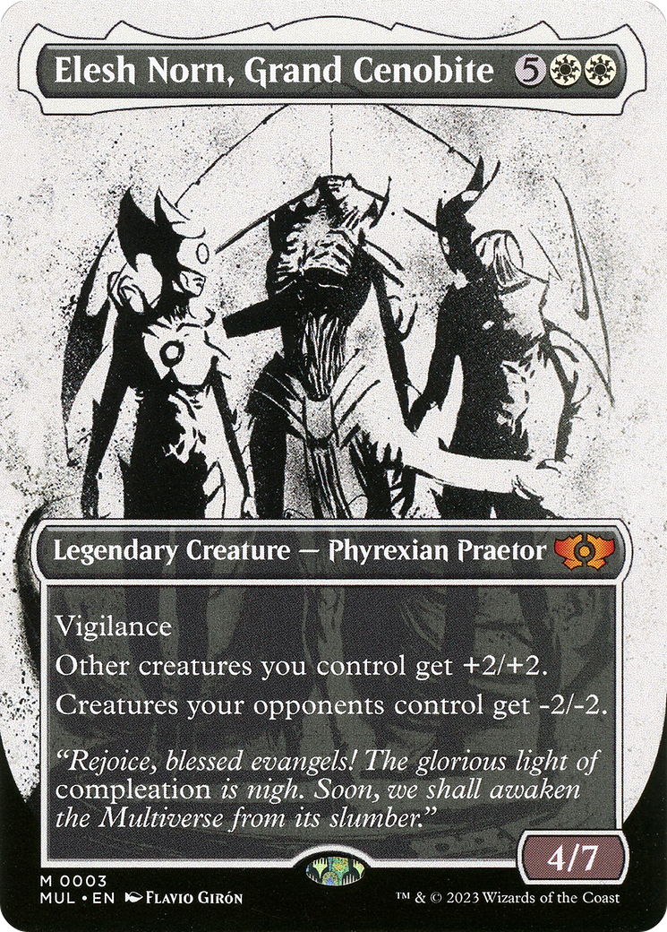 Elesh Norn, Grand Cenobite (MUL-003) - Multiverse Legends: (Showcase) (Borderless)