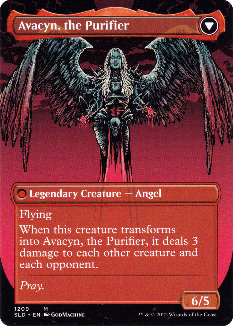 Archangel Avacyn (Display Commander) - Thick Stock (SLD-1209) - Secret Lair Drop