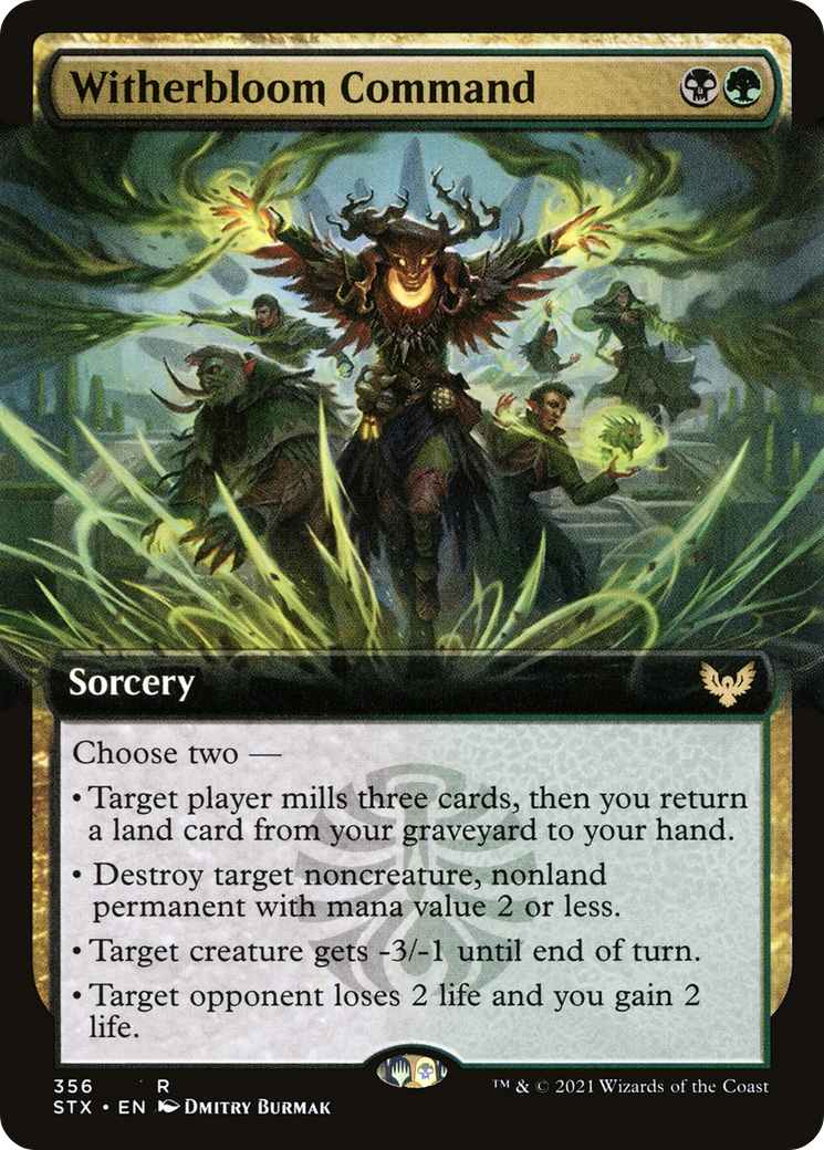 Witherbloom Command (Extended Art) (STX-356) - Strixhaven: School of Mages: (Extended Art)