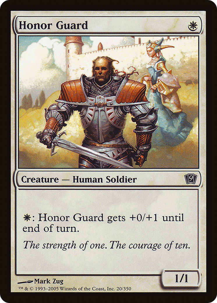 Honor Guard (9ED-020) - 9th Edition Foil