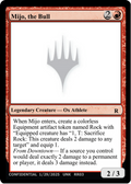 Mijo, the Bull (UNK-RR03B) - Un-Known Event Playtest Cards