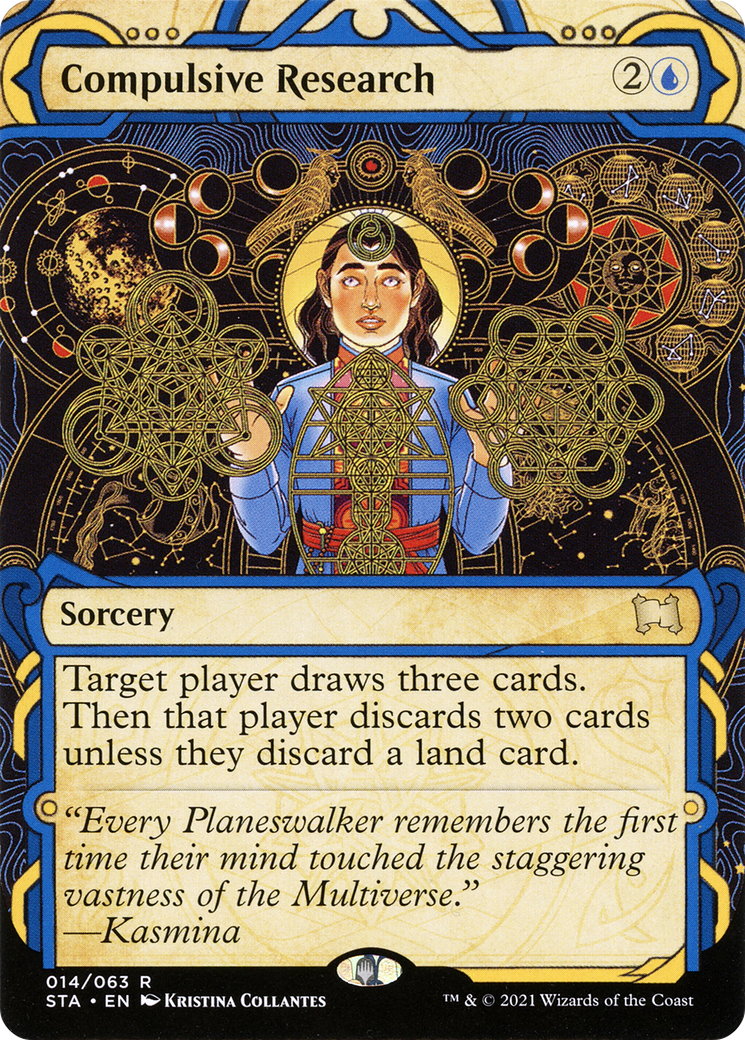 Compulsive Research (STA-014) - Strixhaven Mystical Archive: (Showcase) (Borderless)