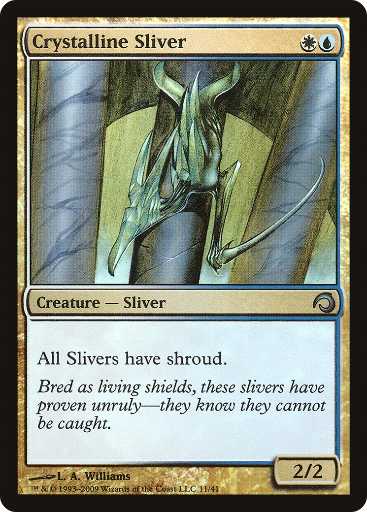 Crystalline Sliver (PDS-011) - Premium Deck Series: Slivers Foil