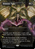 Demonic Tutor (Borderless) (CMM-696) - Commander Masters Foil