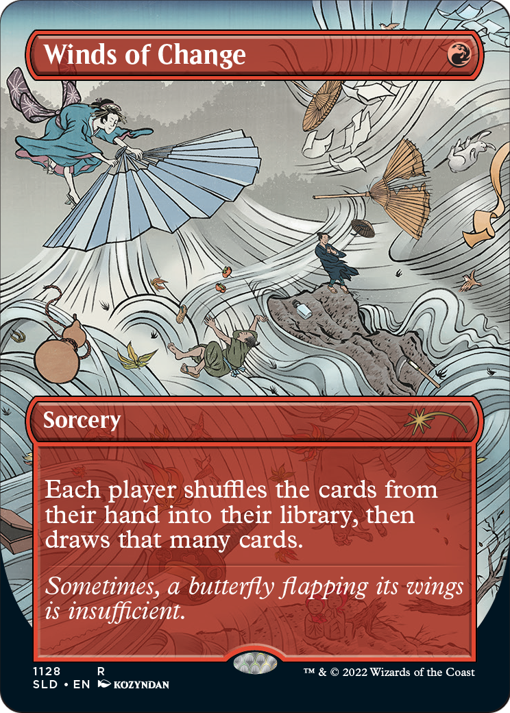 Winds of Change (SLD-1128) - Secret Lair Drop (Borderless) Foil