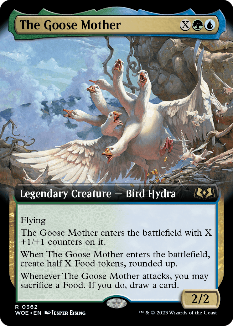 The Goose Mother (Extended Art) (WOE-362) - Wilds of Eldraine: (Extended Art) Foil