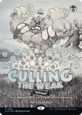 Culling the Weak (Black & White Foil) (SLD-883) - Secret Lair Drop (Borderless) Foil