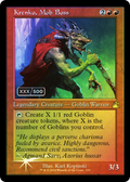 Krenko, Mob Boss (Retro Frame) (Serial Numbered) (RVR-335) - Ravnica Remastered Foil