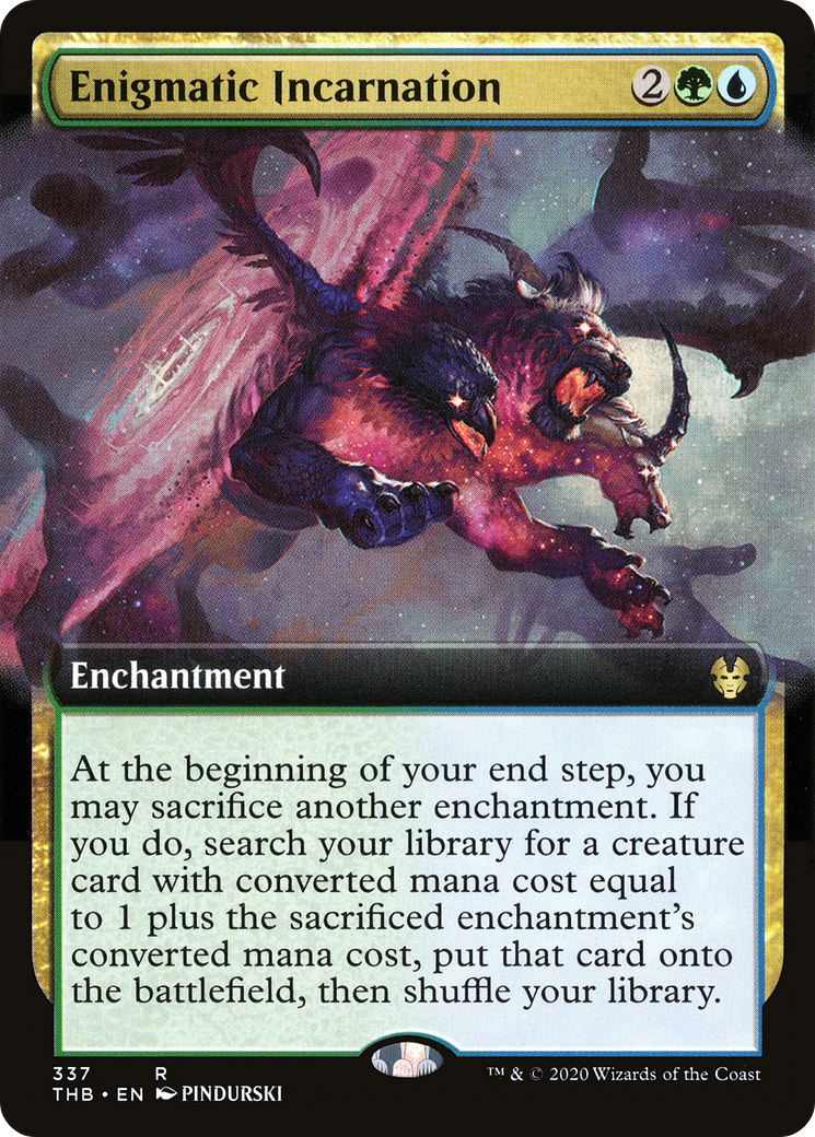 Enigmatic Incarnation (Extended Art) (THB-337) - Theros Beyond Death: (Extended Art)