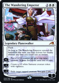 The Wandering Emperor (PRE-042) - Kamigawa: Neon Dynasty Promos Foil
