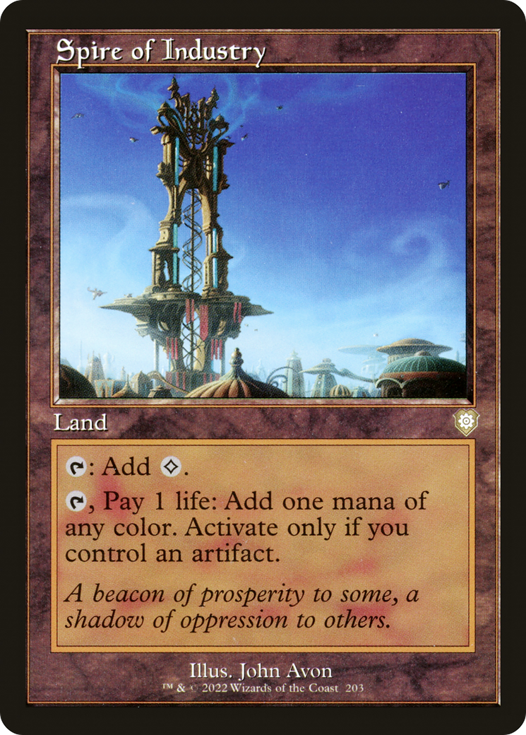 Spire of Industry (Retro Frame) (BRC-203) - The Brothers' War Commander