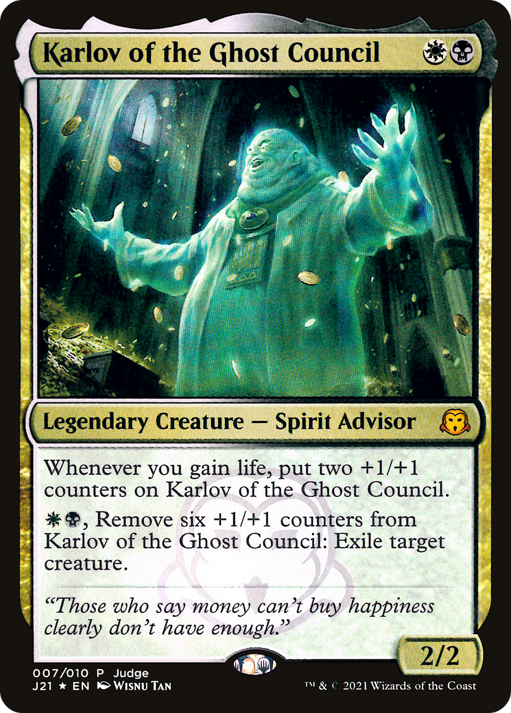 Karlov of the Ghost Council (JDG-007) - Judge Gift Cards 2021 Foil