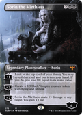 Sorin the Mirthless (Borderless) (VOW-278) - Innistrad: Crimson Vow Foil