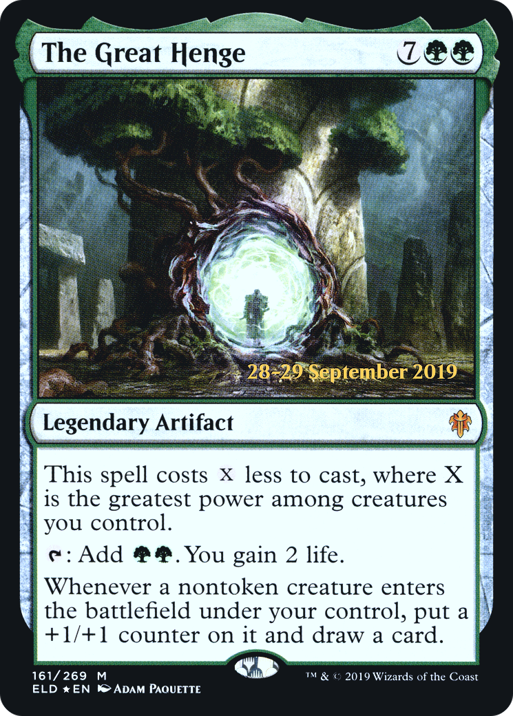 The Great Henge (PRE-161S) - Throne of Eldraine Promos Foil