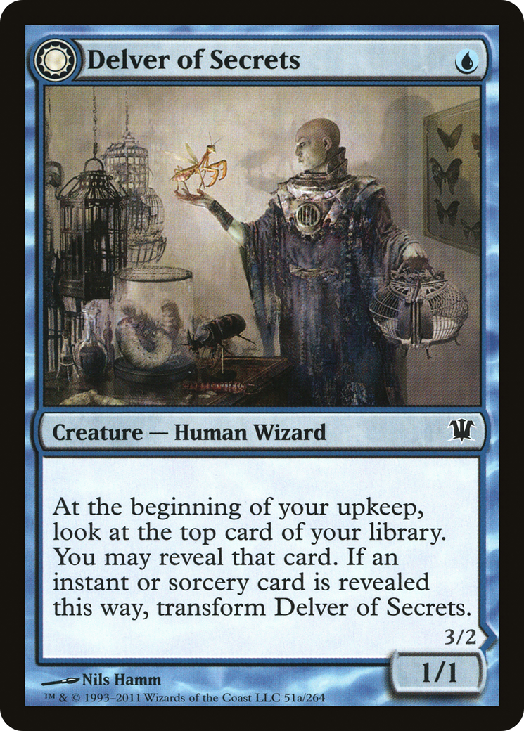 Delver of Secrets (ISD-051) - Innistrad: (Double Faced Transform)
